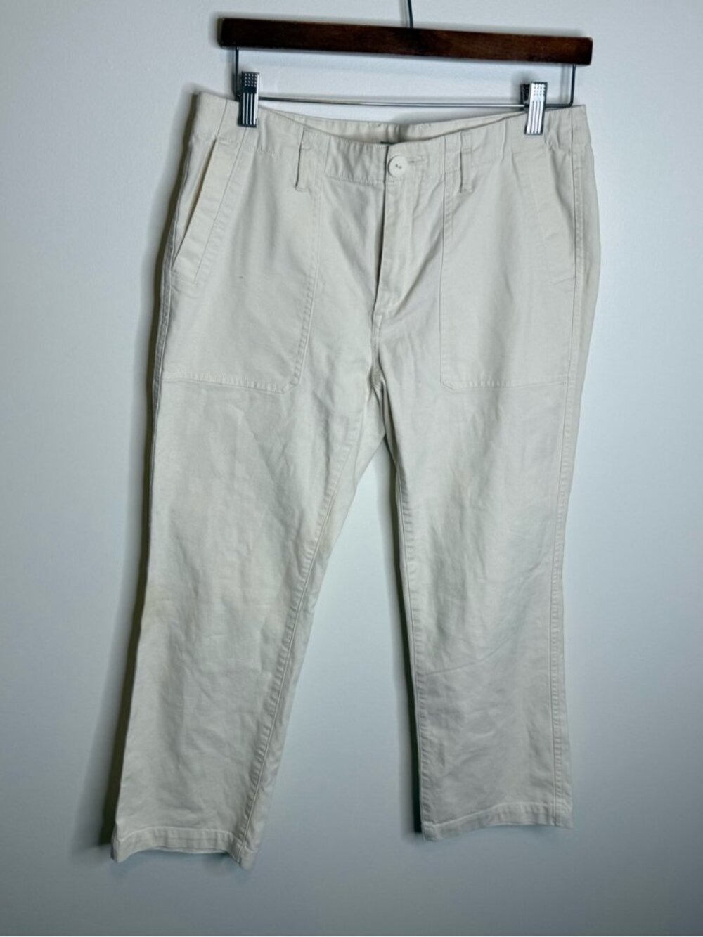 Vince Women's Cropped Cream Ankle Pants size 6
